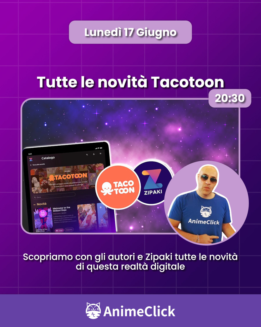 AnimeClick su Twitch: programma dal 17 al 23 giugno